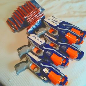 Nerf Elite Disruptor guns with Foam Darts